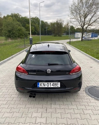 Volkswagen Scirocco cena 24500 przebieg: 234000, rok produkcji 2008 z Kraków małe 121